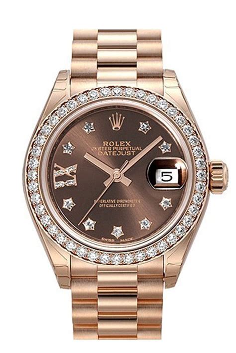 rolex lady datejust rosa|rolex watches women rose gold.